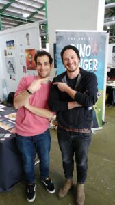 The amazingly talented Michael Raaflaub had the booth just in front of me. Check out his work at www.mraaflaub.ch